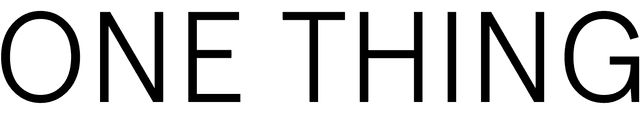 ONE THING logo